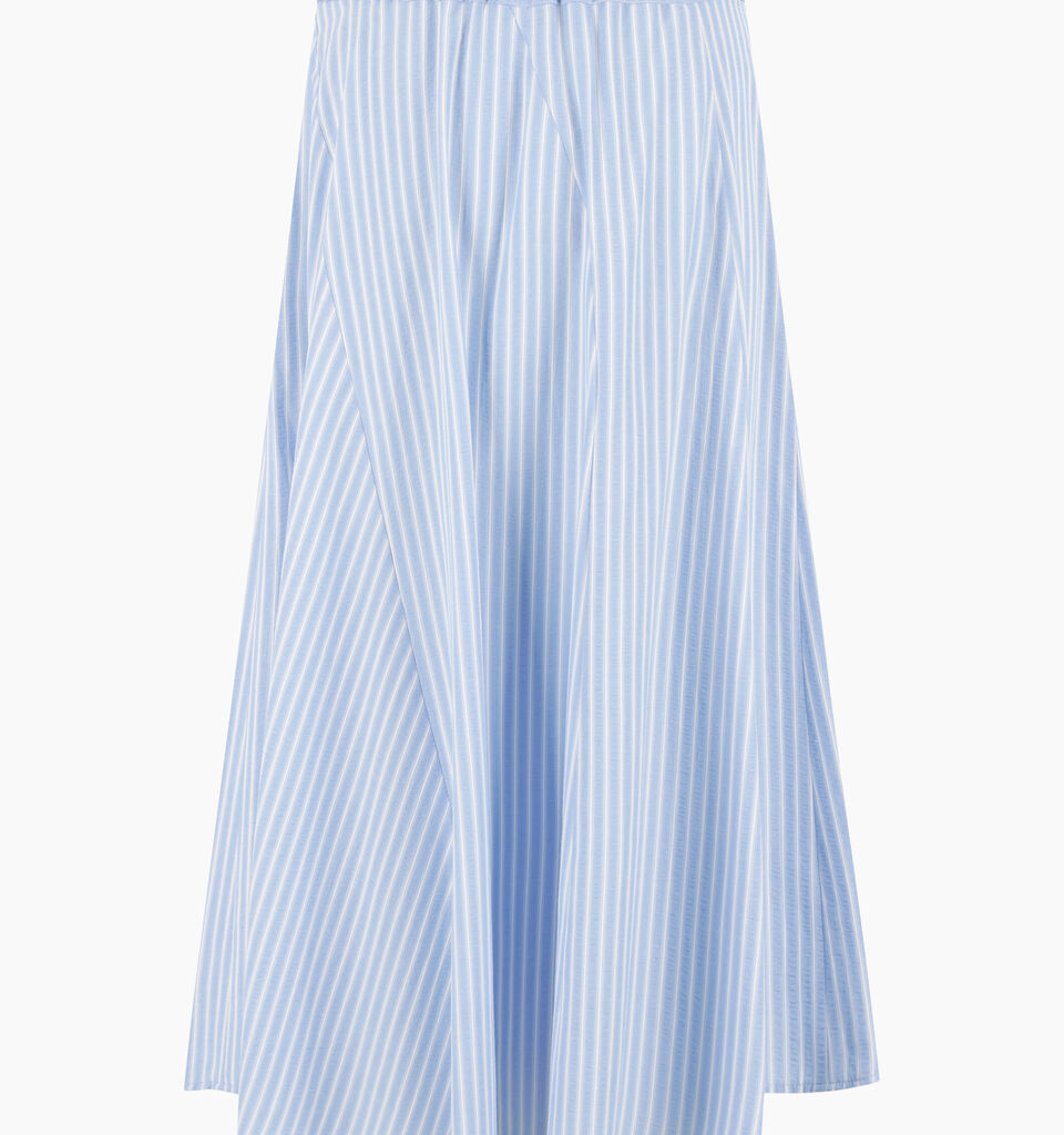 Light blue striped maxi skirt - null - Light Blue | Sisley K image number 2